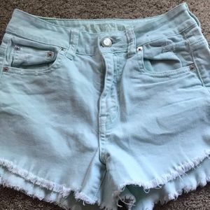 High waisted shorts